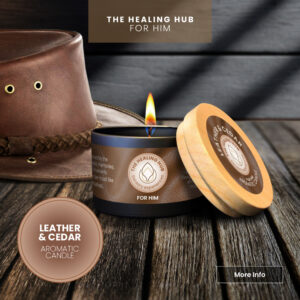 Leather & Cedar Aromatic Candle
